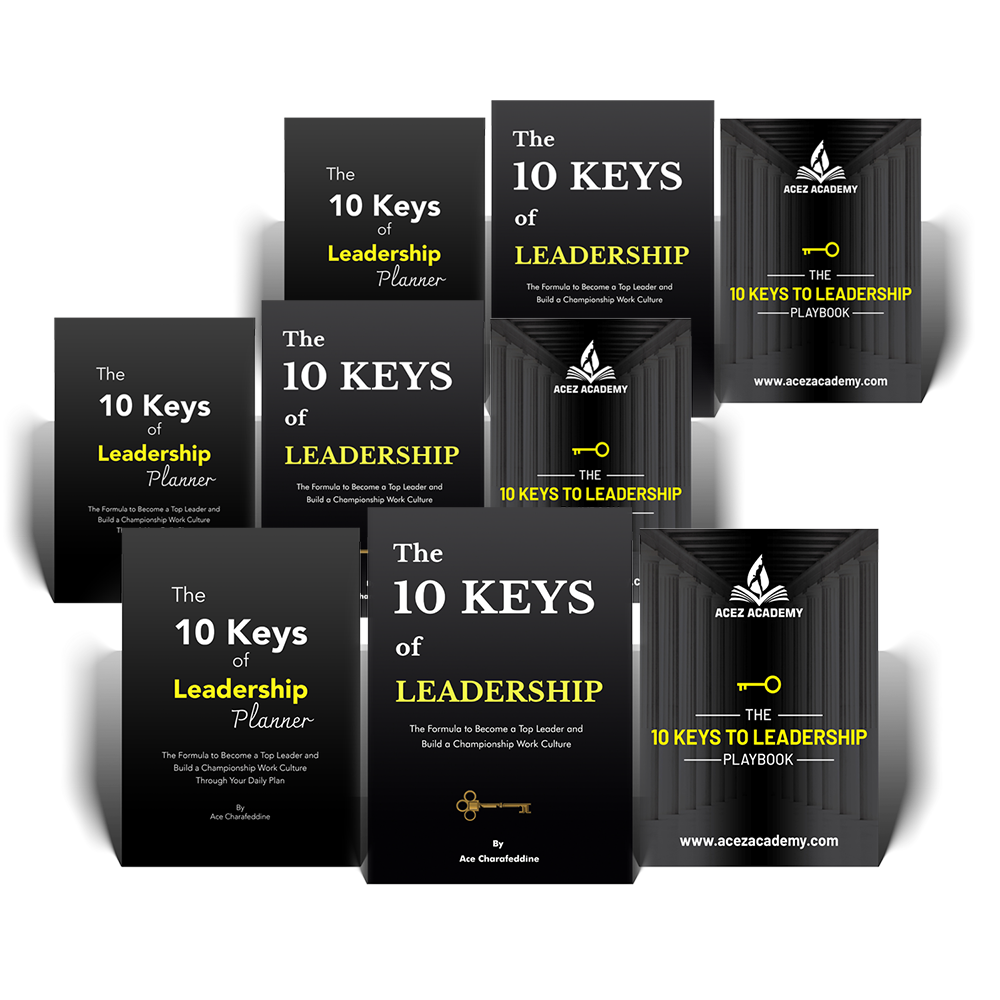 The 10 Keys To Leadership Book, Playbook and Planner Combo 3 Pack