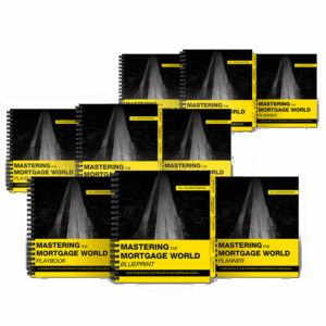 Mastering the Mortgage World Book, Playbook and Planner Combo 3 Pack