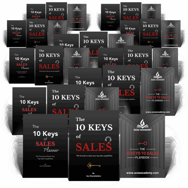 The 10 Keys Of Sales Book, Playbook and Planner Combo 10 Pack