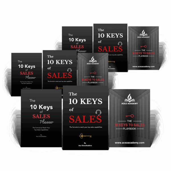 The 10 Keys Of Sales Book, Playbook and Planner Combo 3 Pack